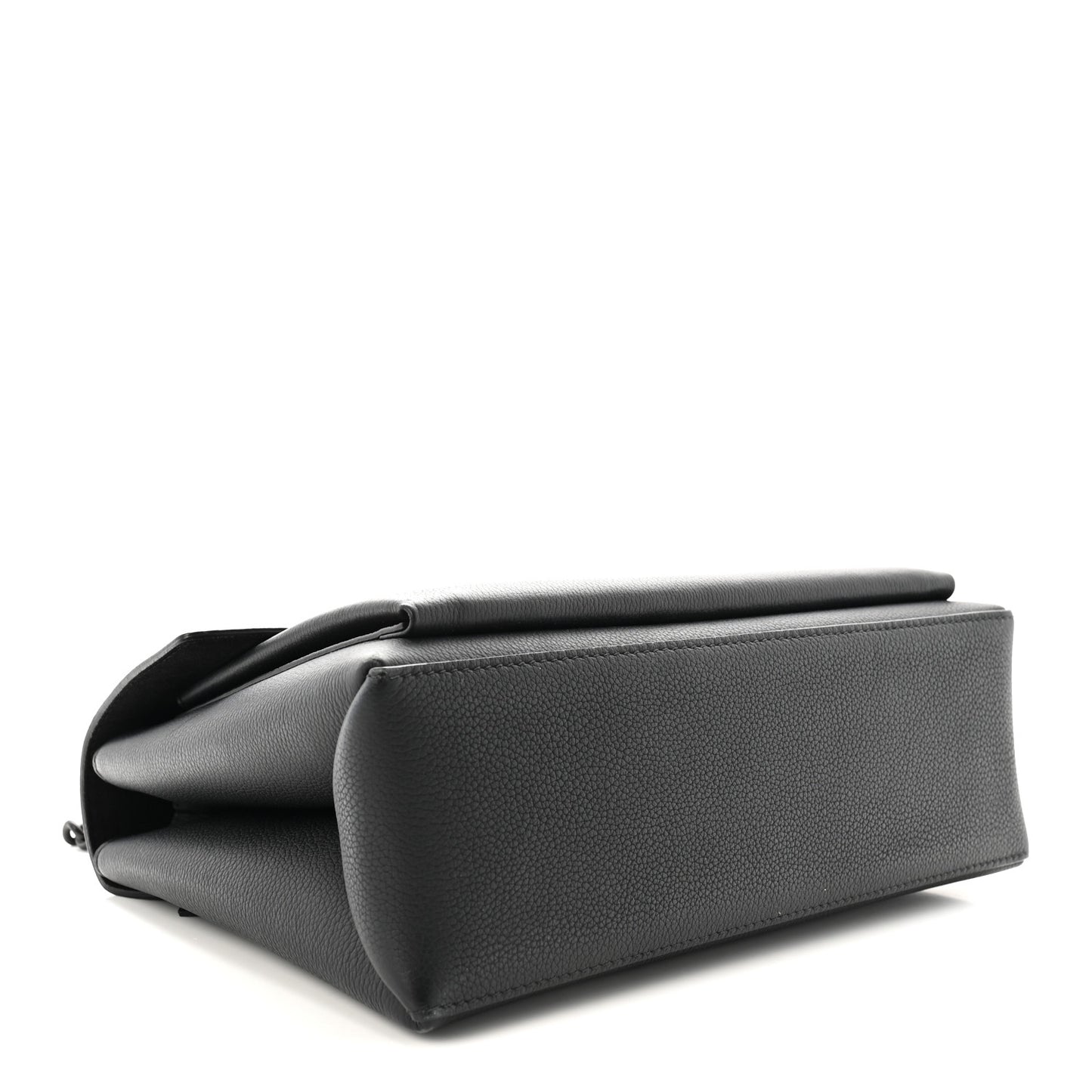 Soft Calfskin My Lockme Top Handle Black