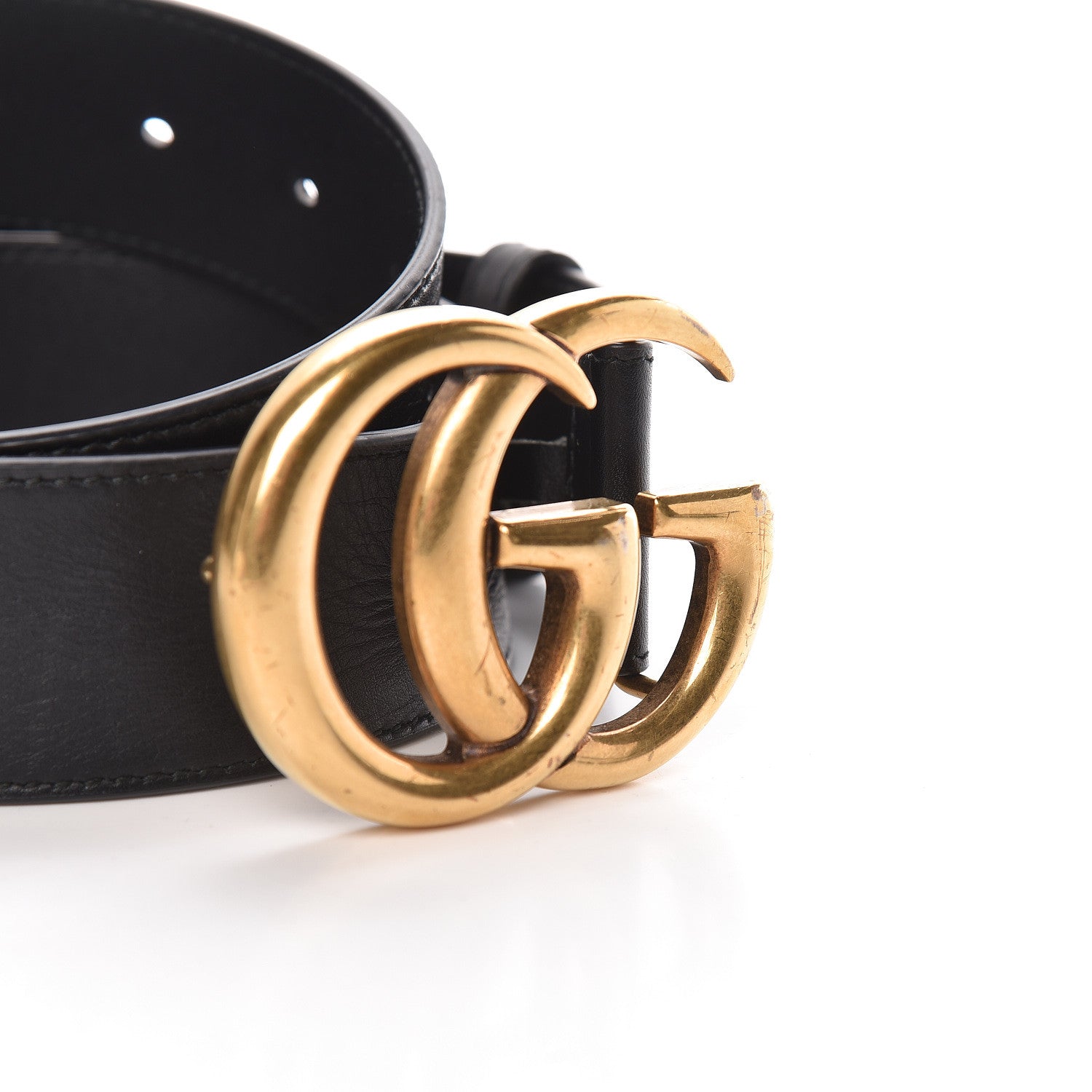 Gucci Calfskin Double G 40mm Belt 90 36 Black 7 of 7