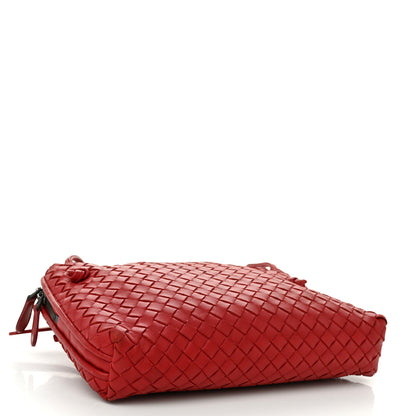 Bottega Veneta Nappa Intrecciato Nodini Crossbody Messenger Red 4 of 11