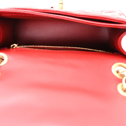 Salvatore Ferragamo Calfskin Quilted Gancini Flap Bag Lipstick 5 of 10