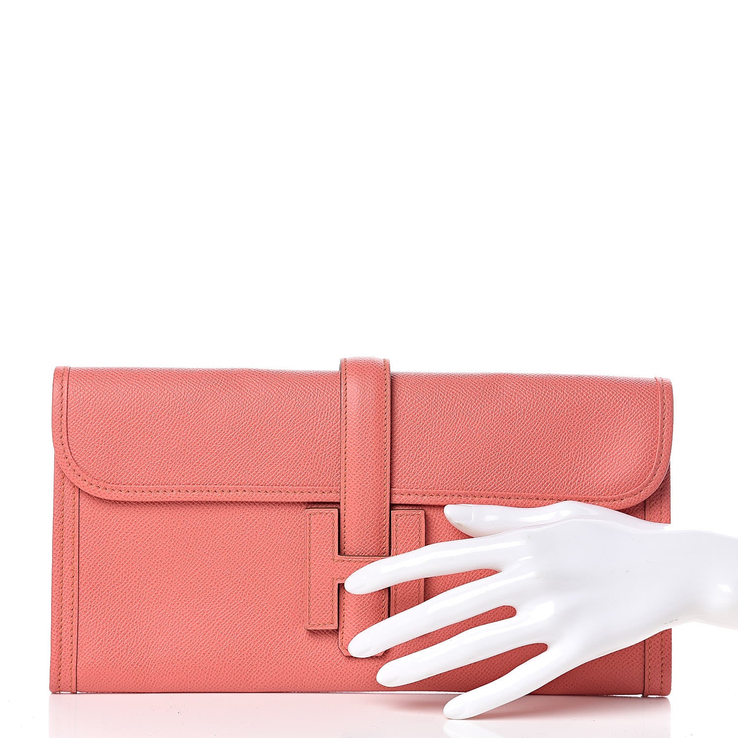 Hermes Epsom Jige Elan 29 Clutch Flamingo 2 of 8