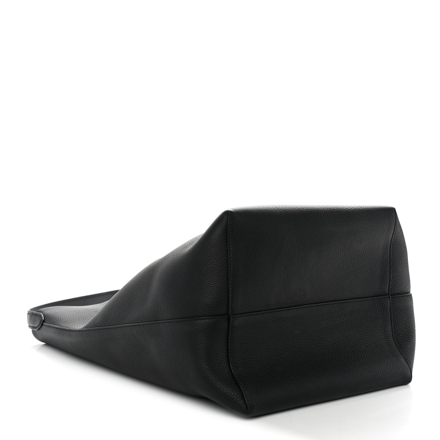 Grained Calfskin Large N/S Park Tote Black