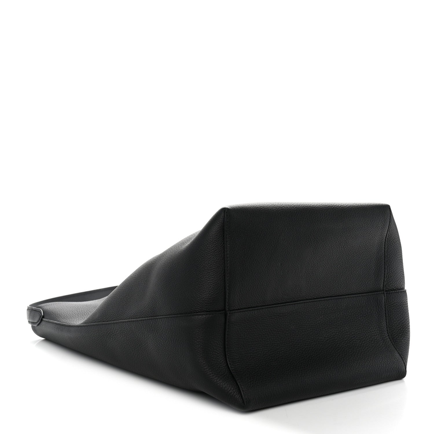 The Row Grained Calfskin Large N/S Park Tote Black 4 of 10