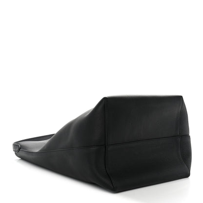 The Row Grained Calfskin Large N/S Park Tote Black 4 of 10