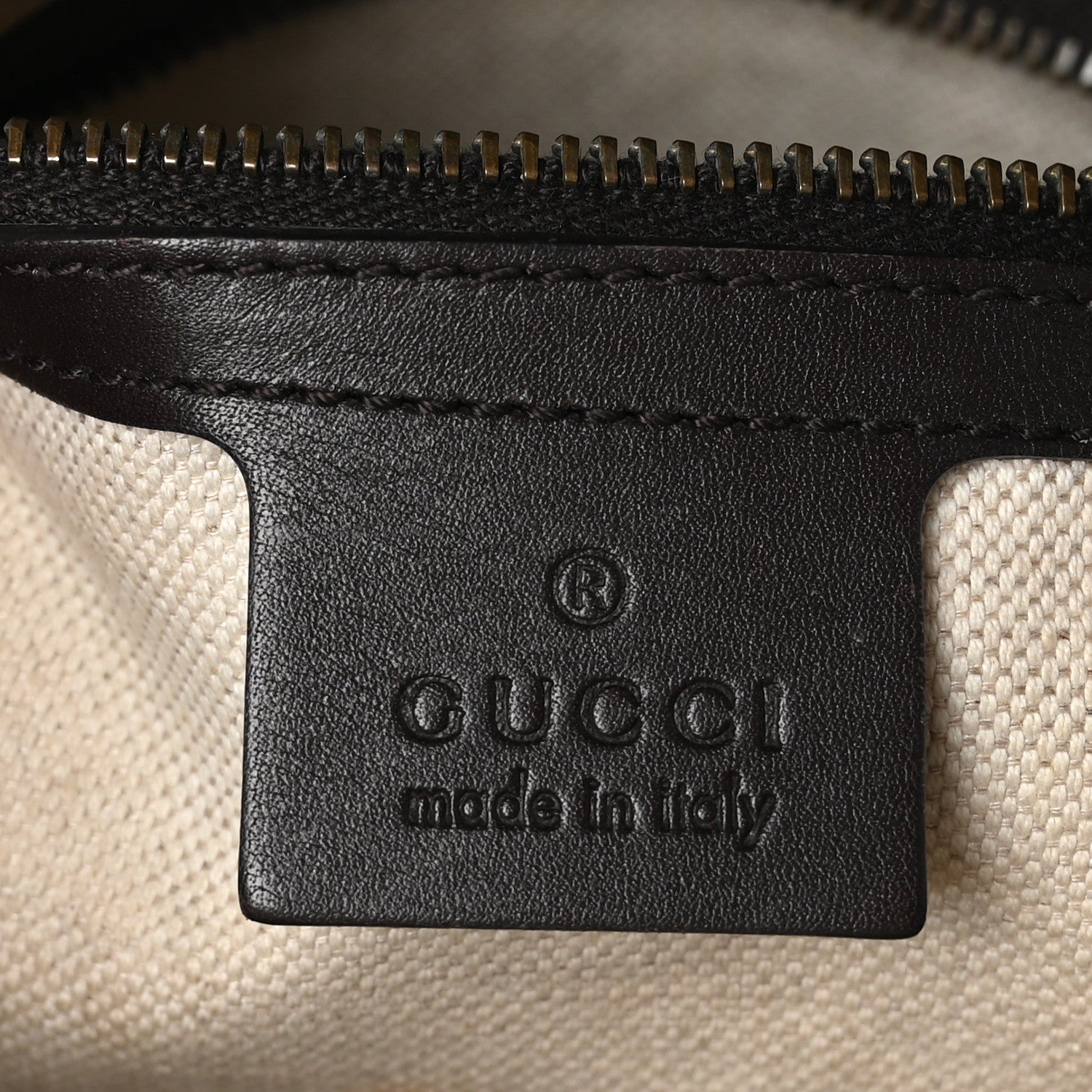 Gucci Monogram Small Scarlett Studded Interlocking G Hobo Dark Brown 6 of 14