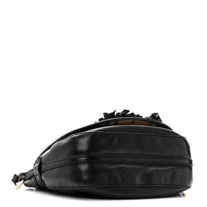 Burberry Haymarket Check Maydown Crossbody Bag Black 4 of 11