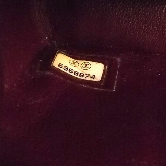 Chanel Lambskin East West Chocolate Bar Flap Red 6 of 9