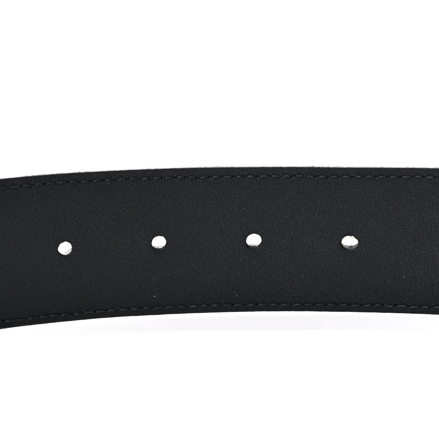 Calfskin Crystal Double G 40mm Belt 80 32 Black Multicolor