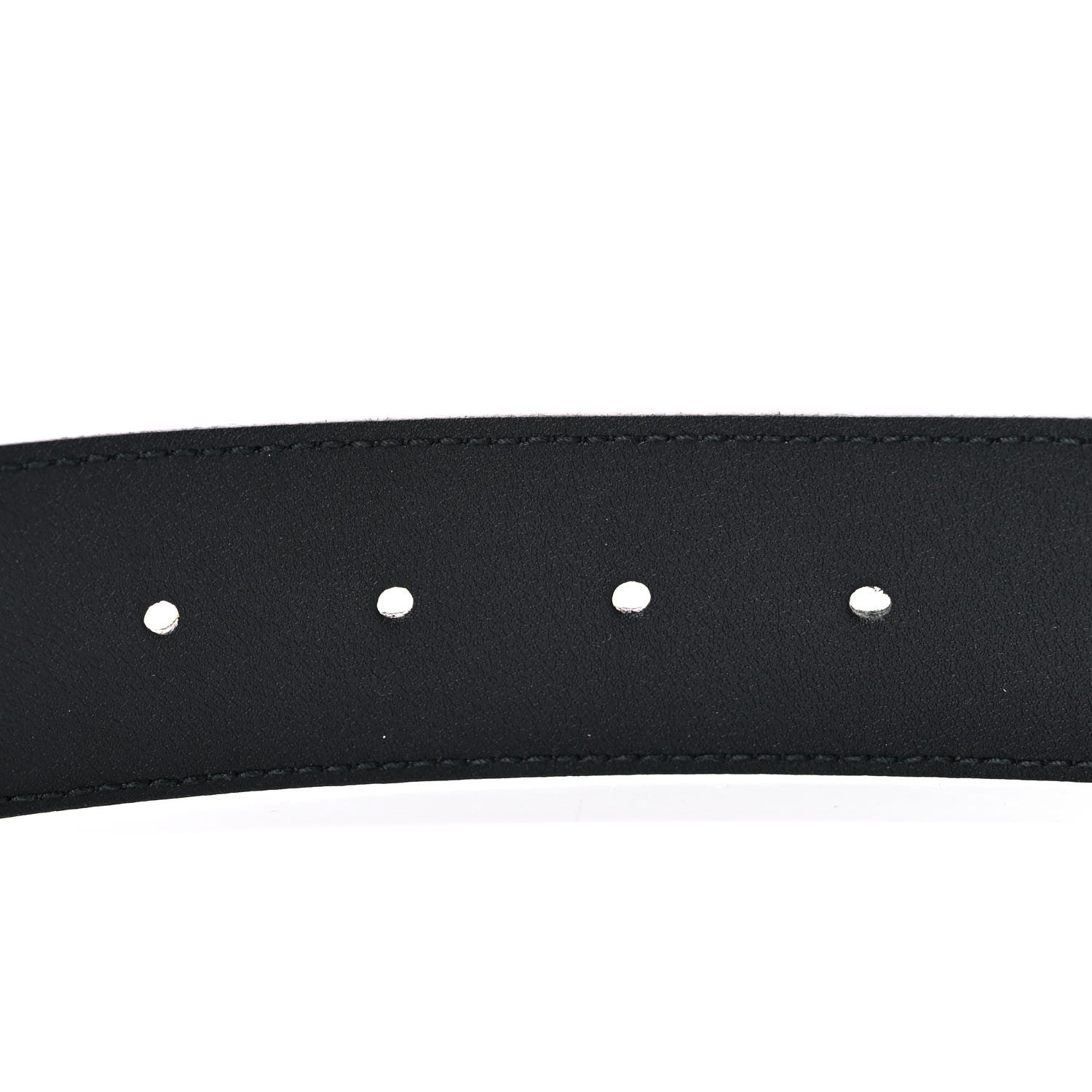Gucci Calfskin Crystal Double G 40mm Belt 80 32 Black Multicolor 4 of 6