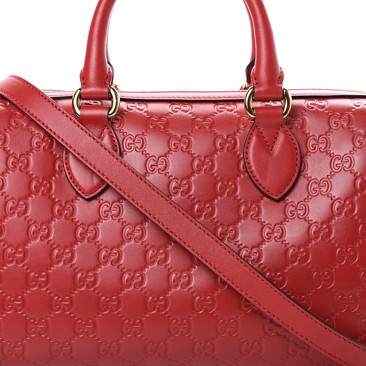 Guccissima Signature Boston Hibiscus Red
