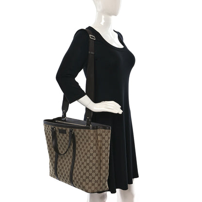 Gucci GG Monogram Large Joy Tote Bag Dark Brown 2 of 9