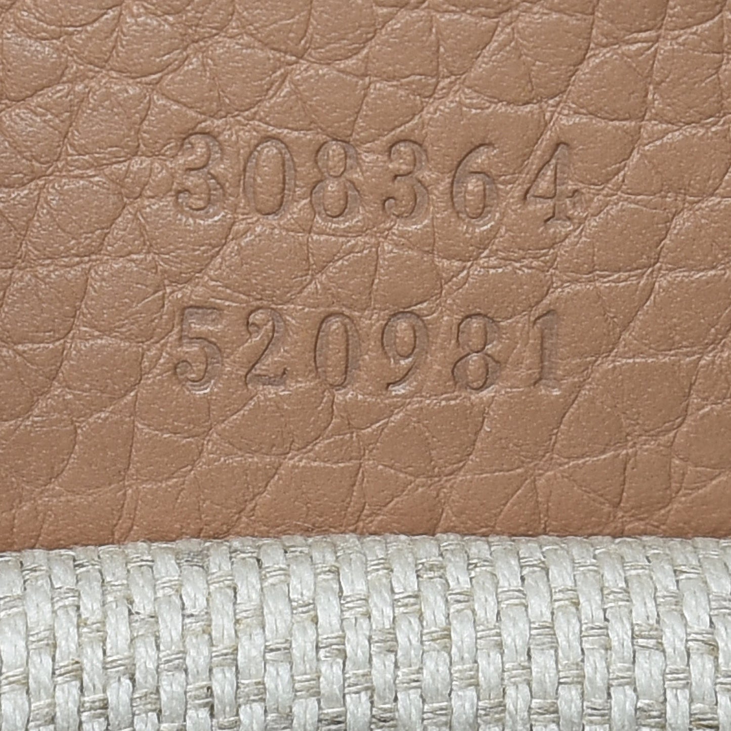 Pebbled Calfskin Small Soho Disco Bag Rose Beige