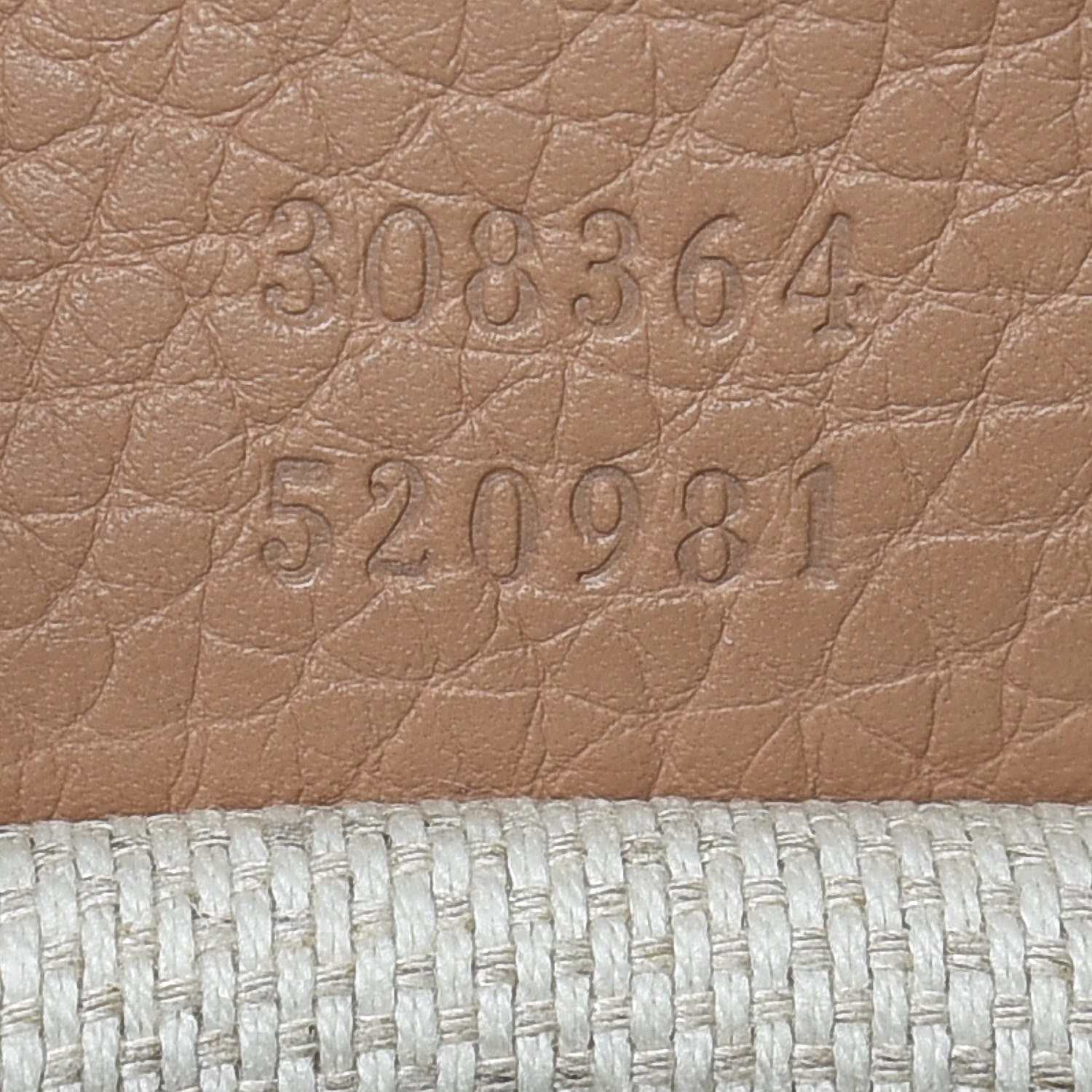 Gucci Pebbled Calfskin Small Soho Disco Bag Rose Beige 9 of 13