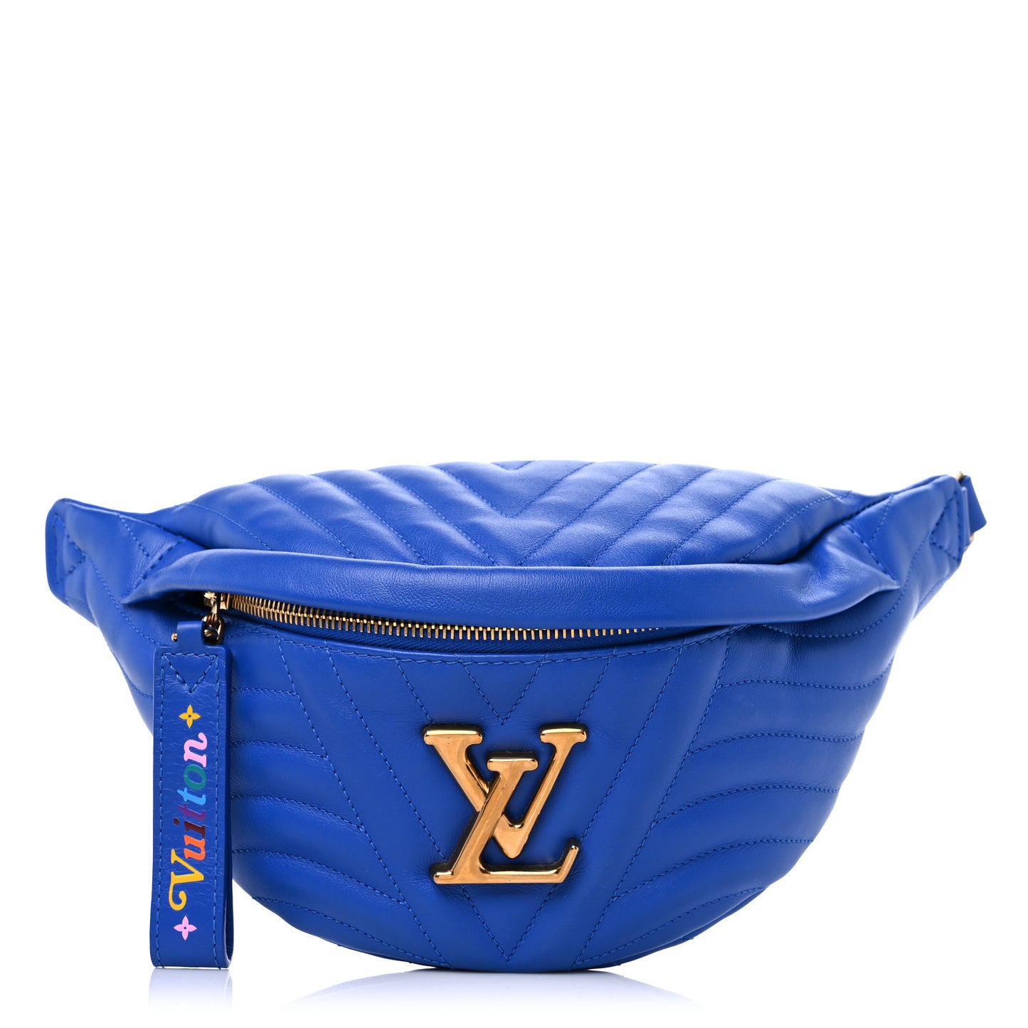 Calfskin New Wave Bumbag Blue Neon