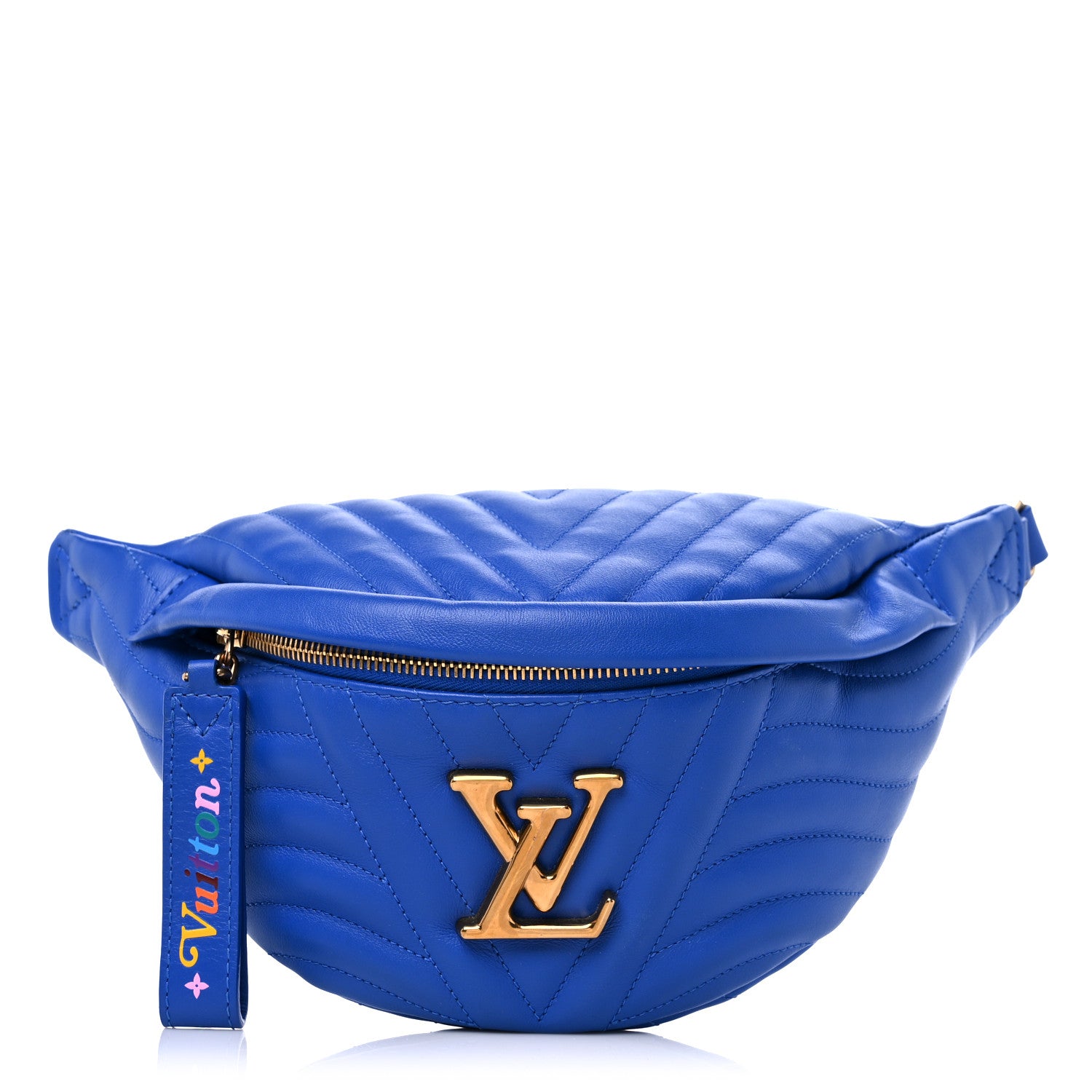 Louis Vuitton Calfskin New Wave Bumbag Blue Neon 1 of 6