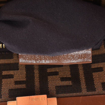 Fendi Corda Zucca Large Peekaboo Iconic Satchel Cognac 8 of 19