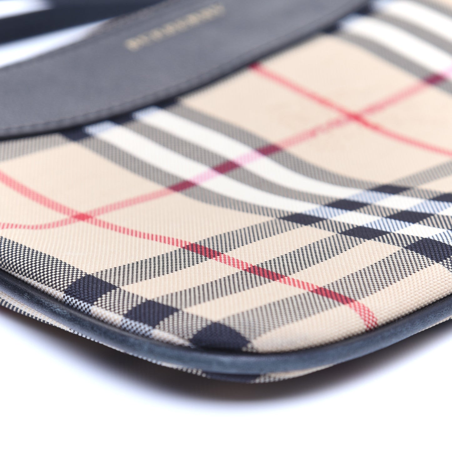 Horseferry Check Peyton Crossbody Clutch Bag Black