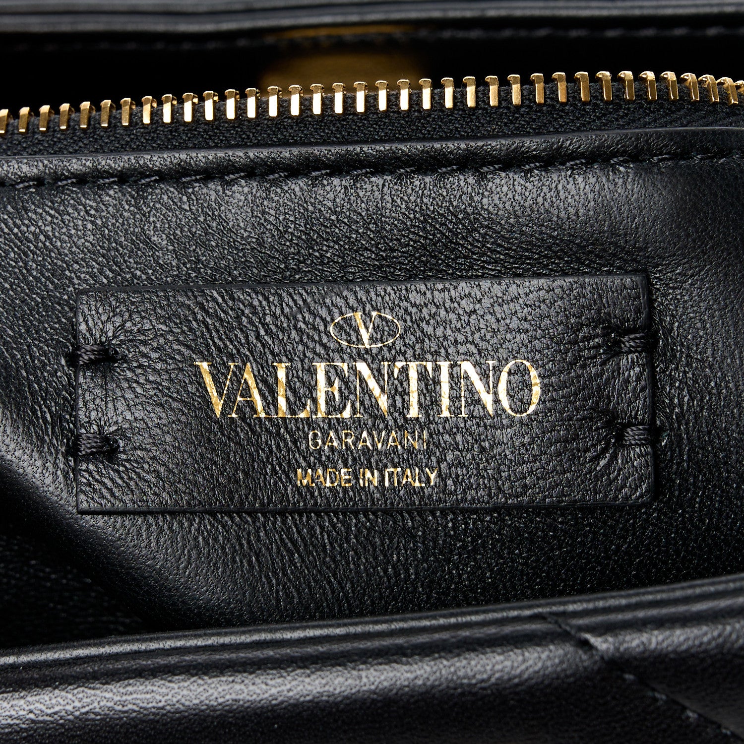 Valentino Garavani Nappa Roman Stud The Handle Bag Black 7 of 11