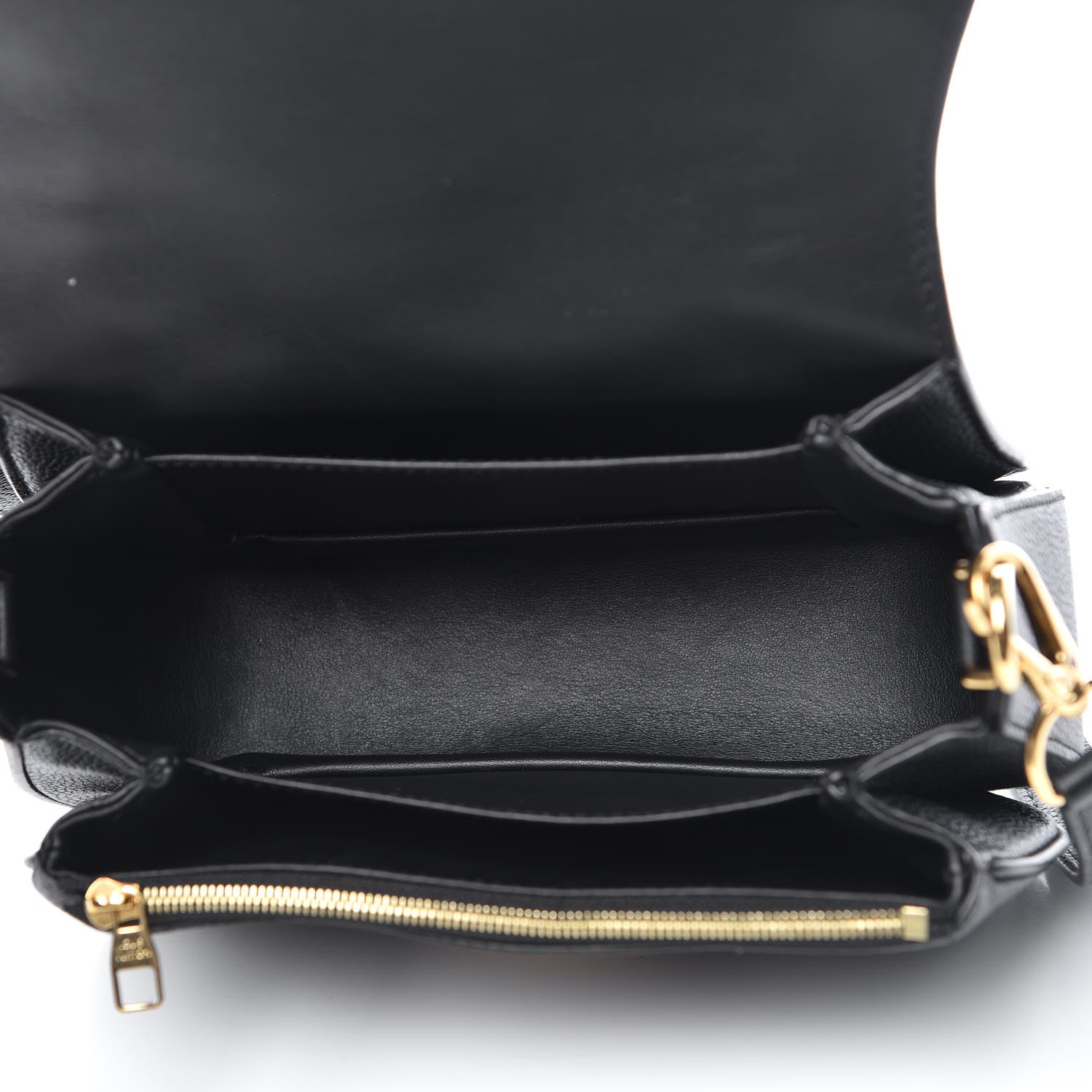 Louis Vuitton Grained Calfskin Vivienne NM Black 6 of 9