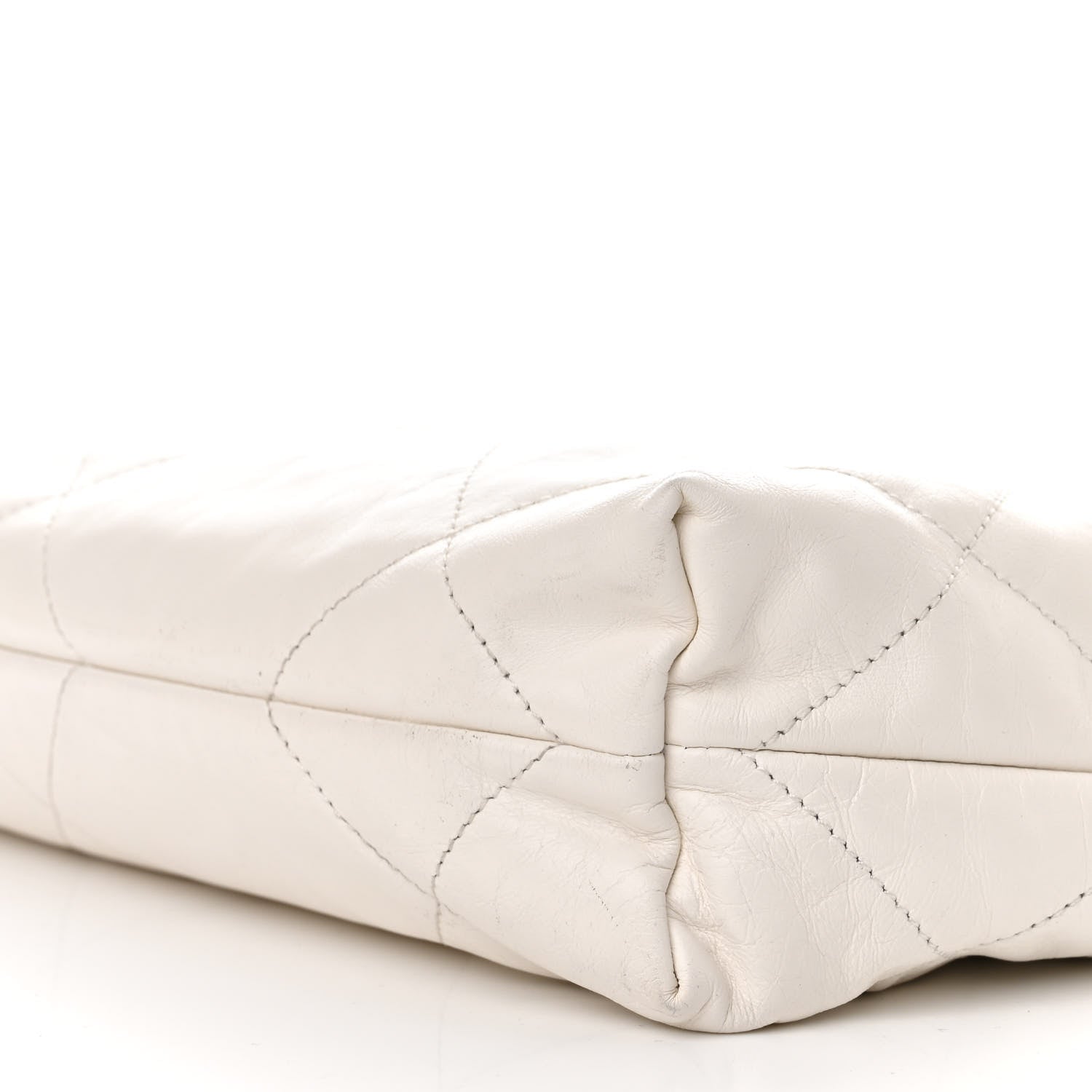 Chanel Shiny Calfskin Quilted Chanel 22 White 11 of 11
