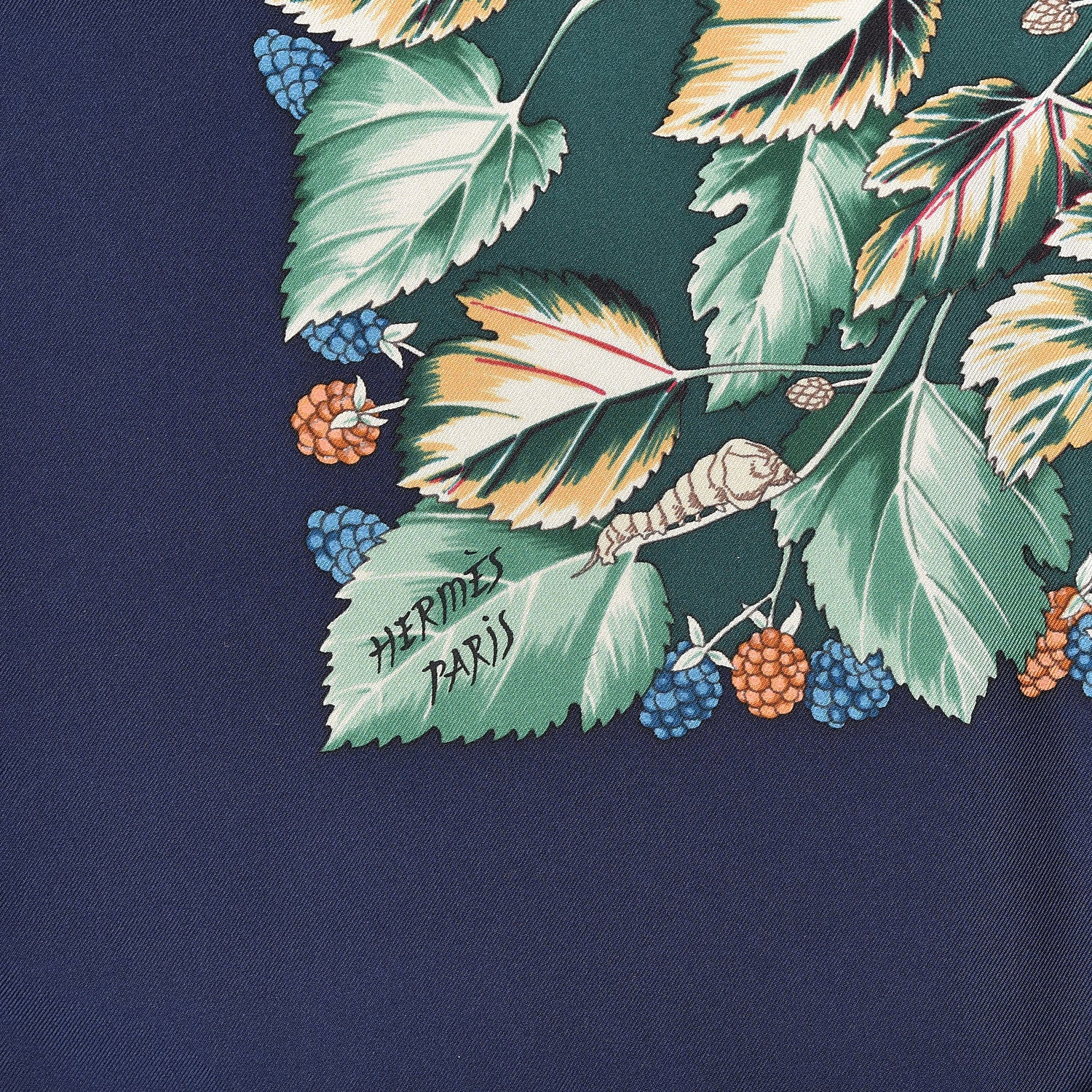Hermes Silk L'Arbre de Soie Scarf 90 3 of 5