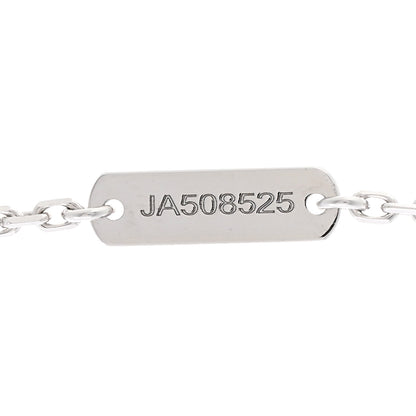 Van Cleef & Arpels 18K White Gold Mother Of Pearl Vintage Alhambra Pendant Necklace 5 of 6
