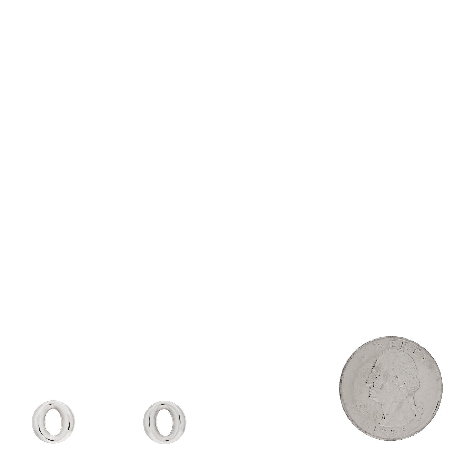 Tiffany Sterling Silver Elsa Peretti Sevillana Earrings 2 of 4