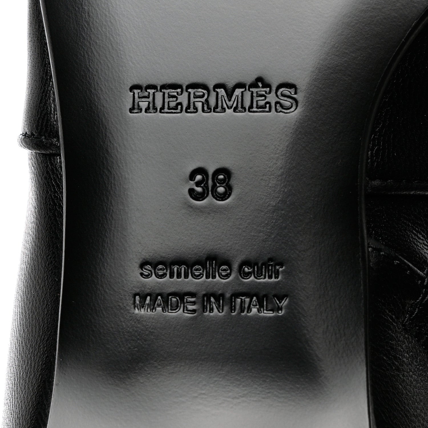 Hermes Goatskin Dora Ankle Boots 38 Black 8 of 11