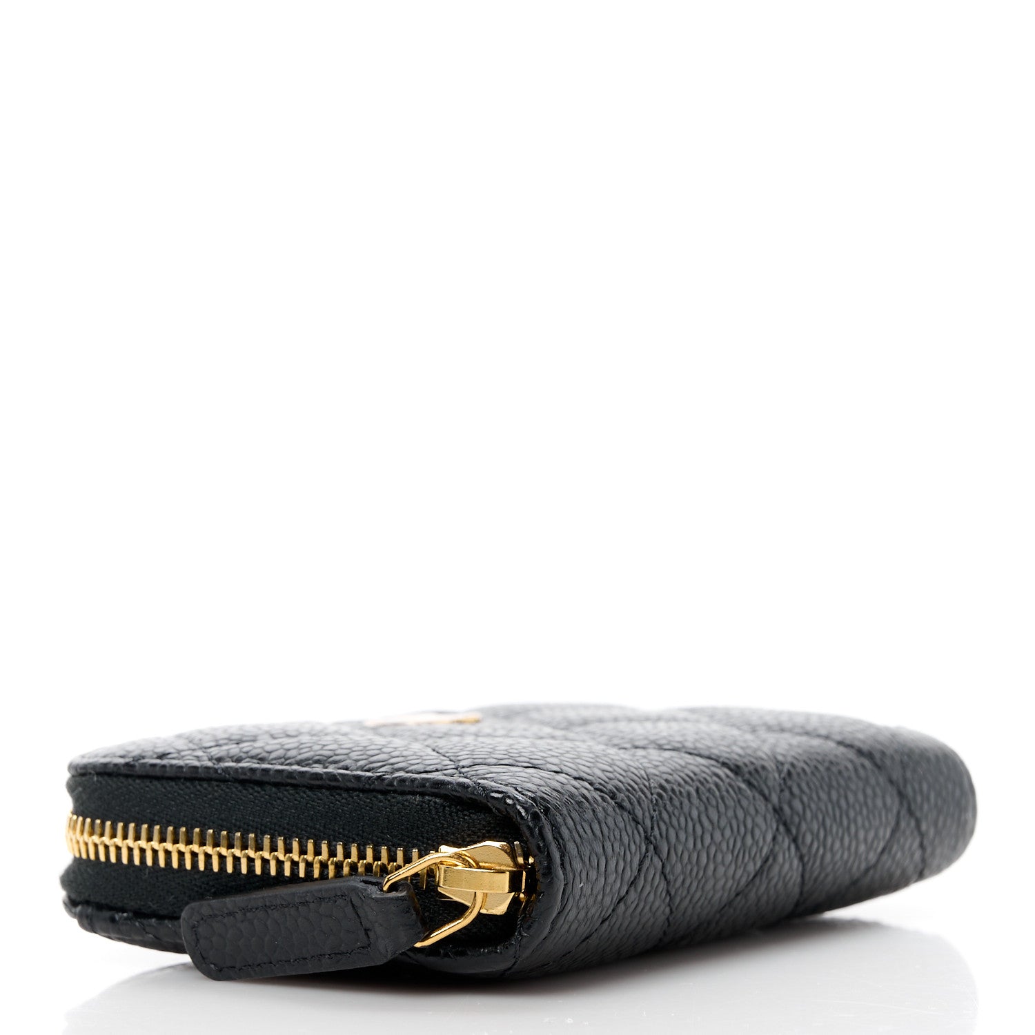 Chanel Caviar Quilted Classic Zipped Coin Purse Black 3 of 9