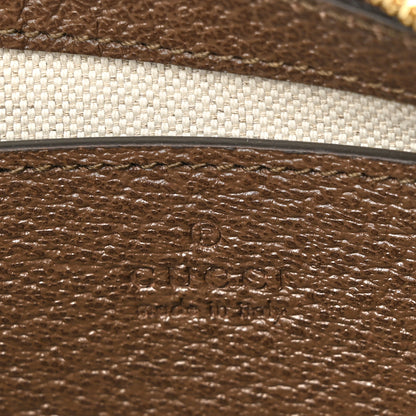 Gucci GG Supreme Monogram Textured Dollar Calfskin Web Small Ophidia GG Handbag Beige Ebony New Acero 6 of 11