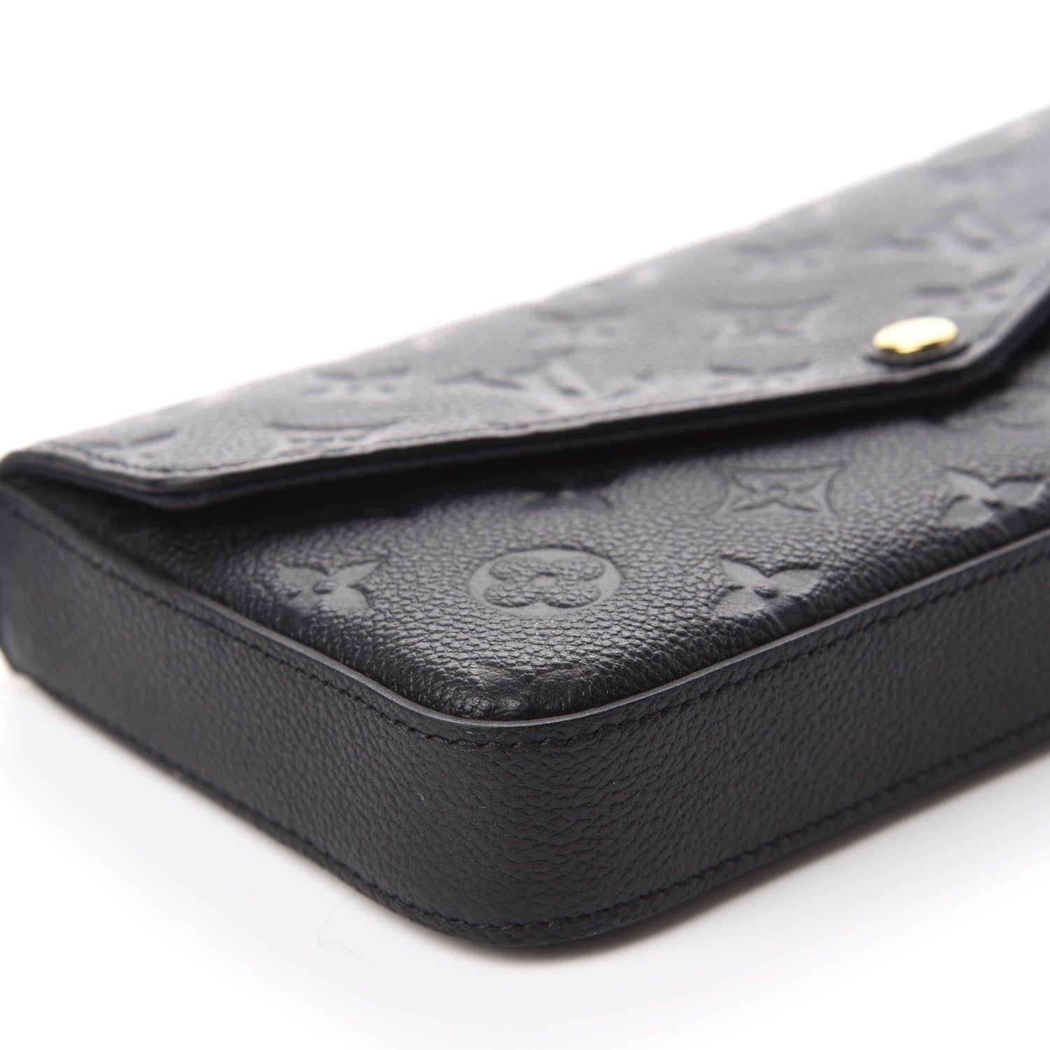 Louis Vuitton Empreinte Pochette Felicie Chain Wallet Black 6 of 15