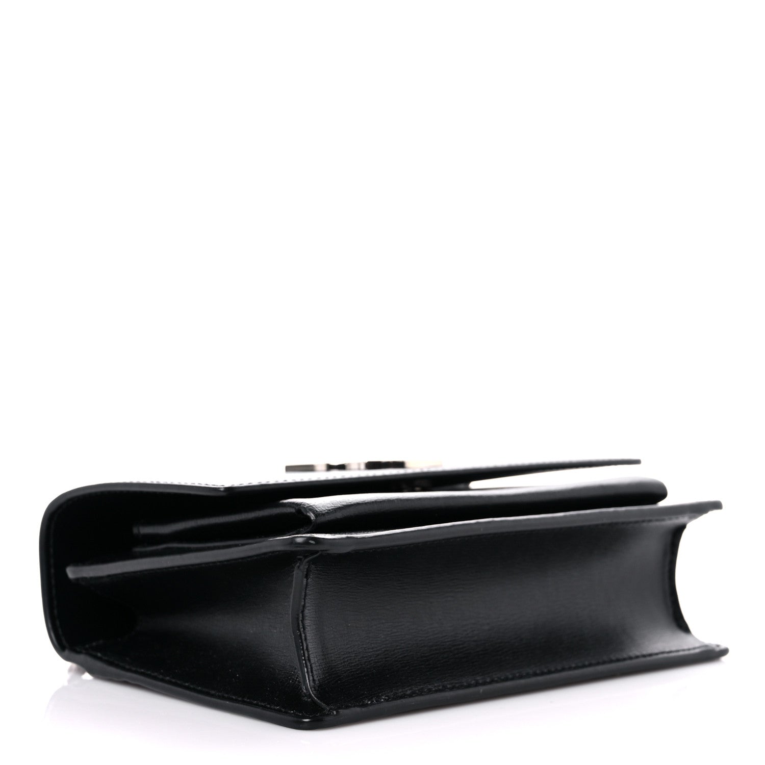 Saint Laurent Calfskin Monogram Sunset Chain Wallet Black 4 of 14