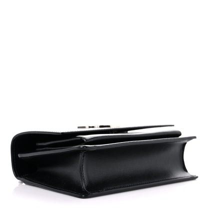 Saint Laurent Calfskin Monogram Sunset Chain Wallet Black 4 of 14