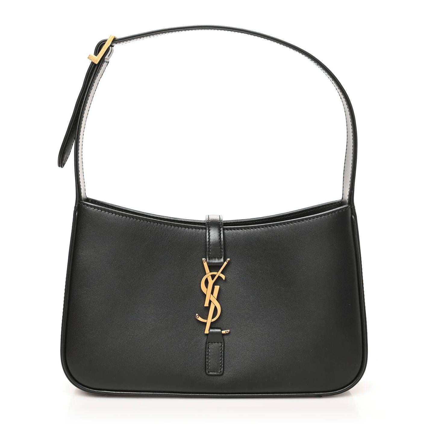 Saint Laurent Smooth Calfskin Le 5 A 7 Hobo Black 1 of 9