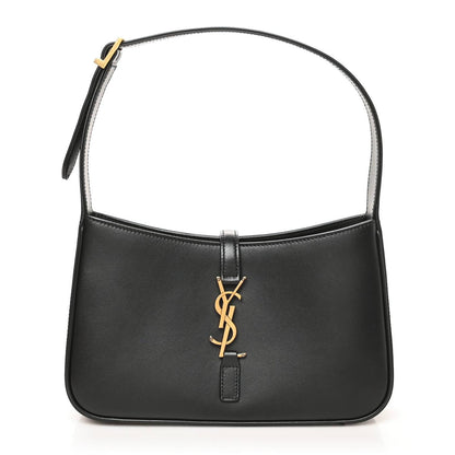 Saint Laurent Smooth Calfskin Le 5 A 7 Hobo Black 1 of 9