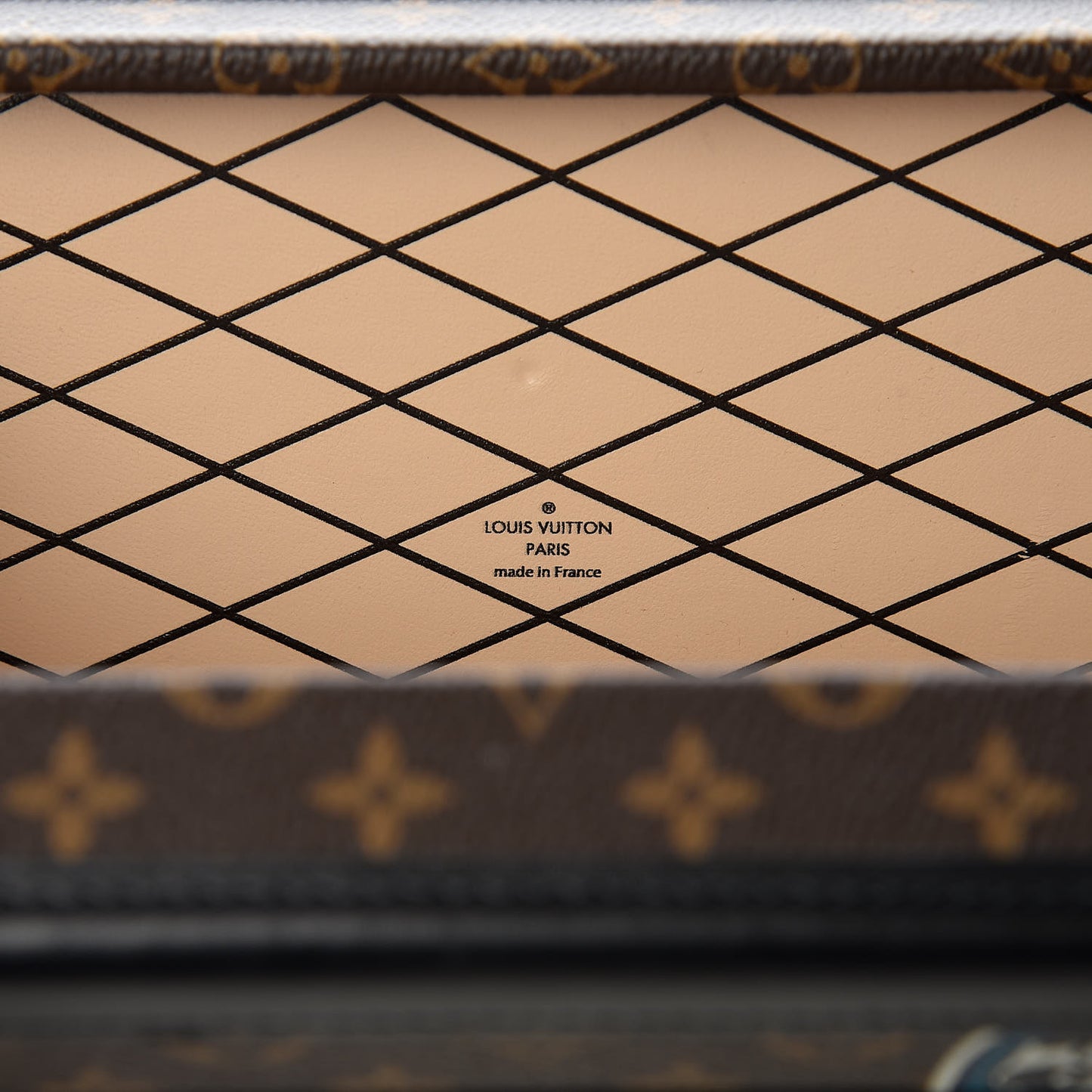 Monogram Kabuki Petite Malle Black