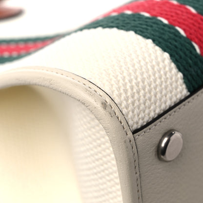 Gucci Canvas Interlocking GG Canvas Tote White 10 of 13
