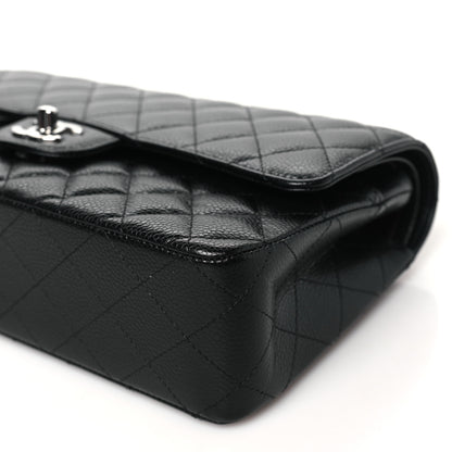 Chanel Caviar Quilted Medium Double Flap Black 10 of 11