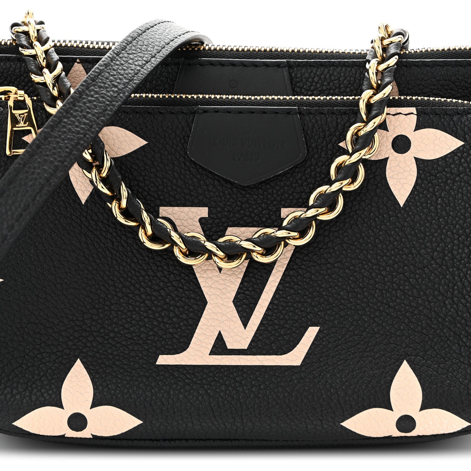Louis Vuitton Empreinte Monogram Giant Multi Pochette Accessories Black Beige 7 of 9