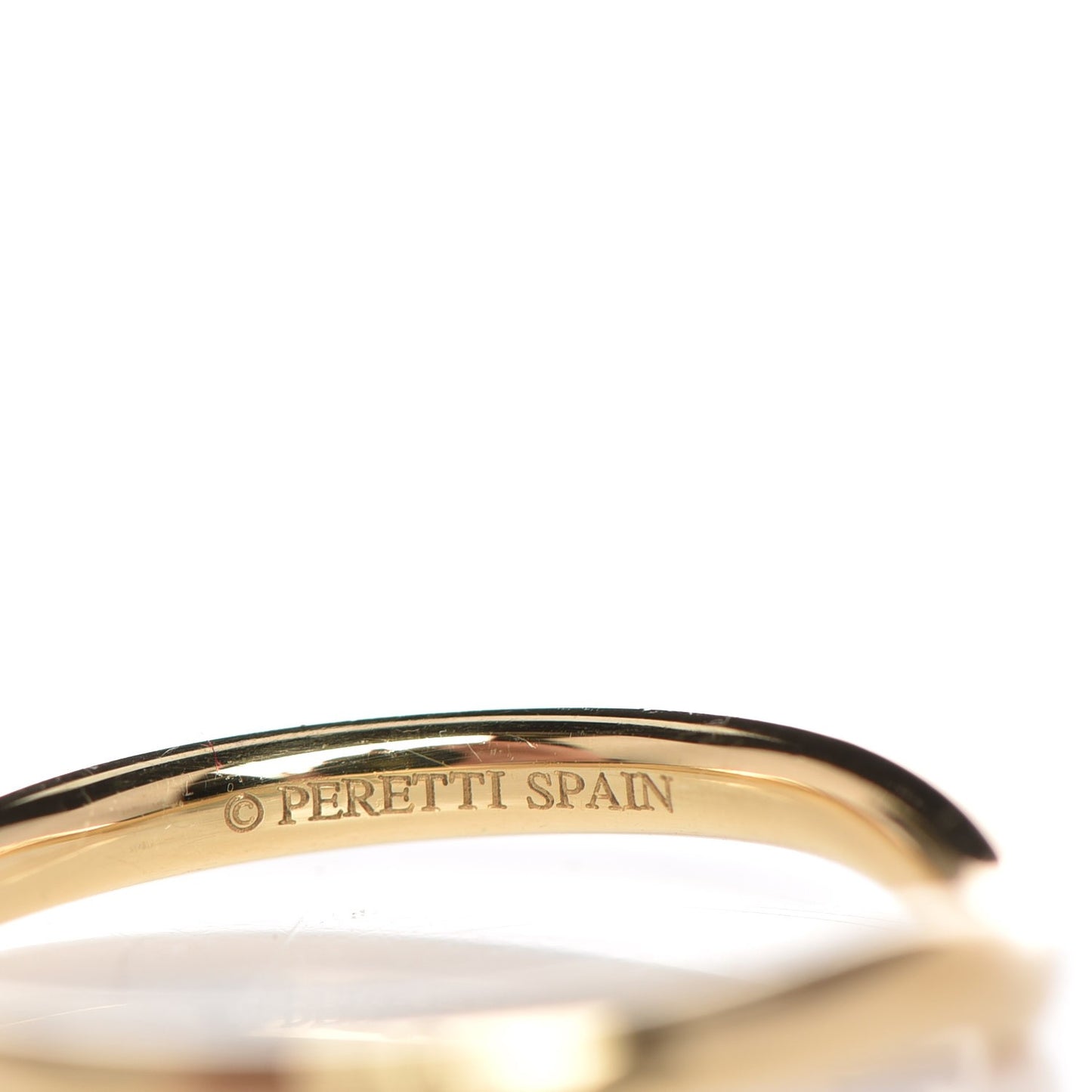 18K Yellow Gold Diamond Elsa Peretti Ring 6.5