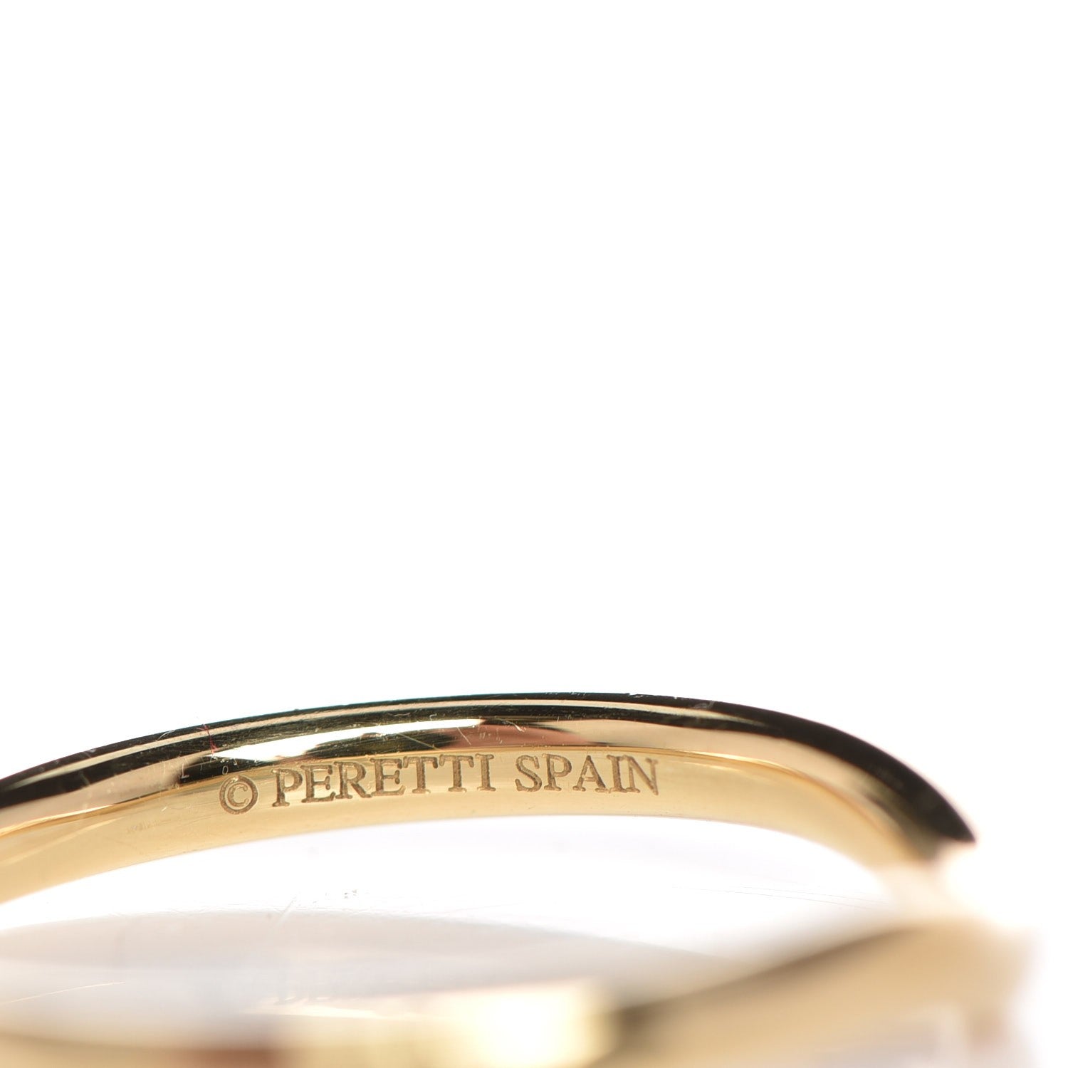 Tiffany 18K Yellow Gold Diamond Elsa Peretti Ring 6.5 5 of 6