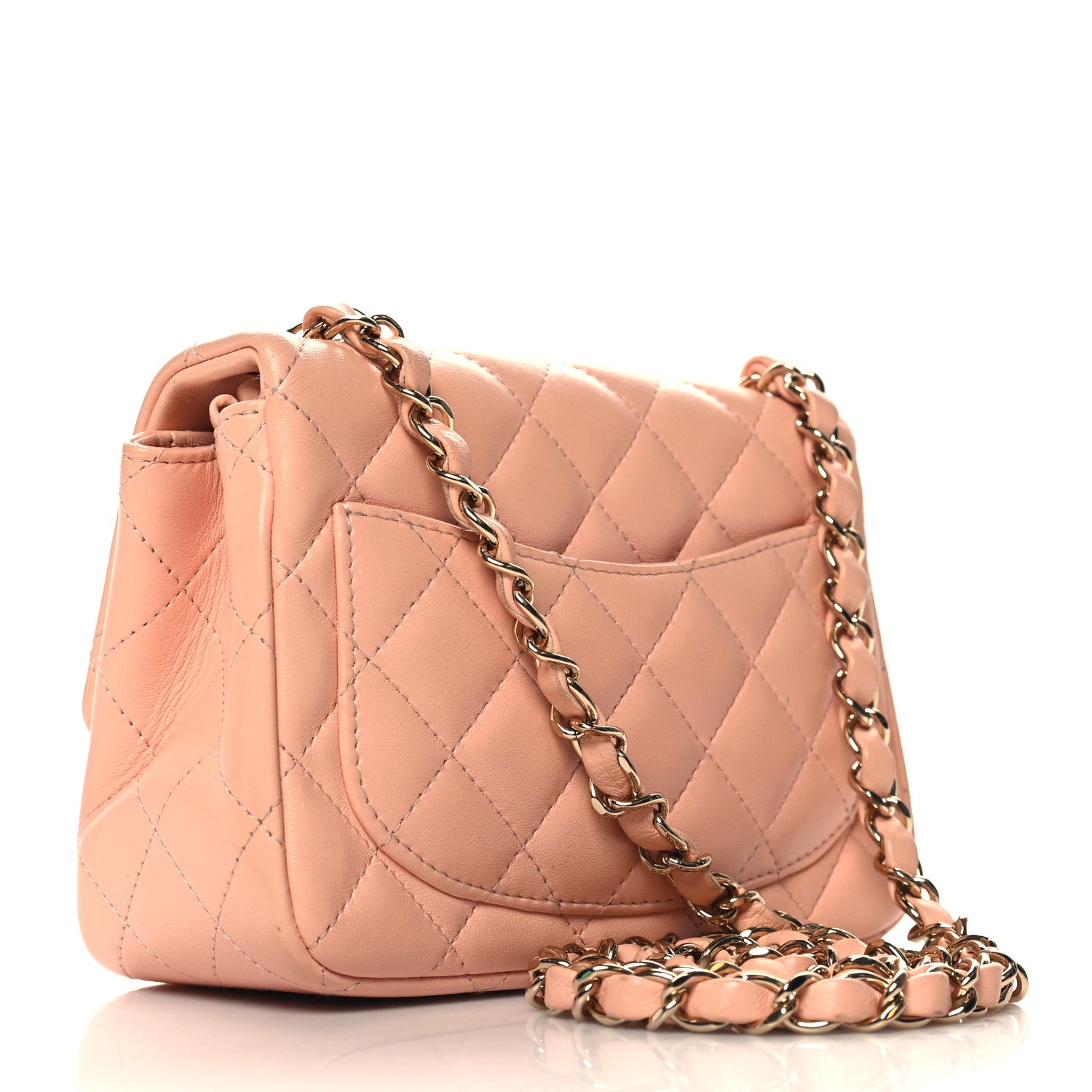 Chanel Lambskin Quilted Mini Square Flap 3 of 10