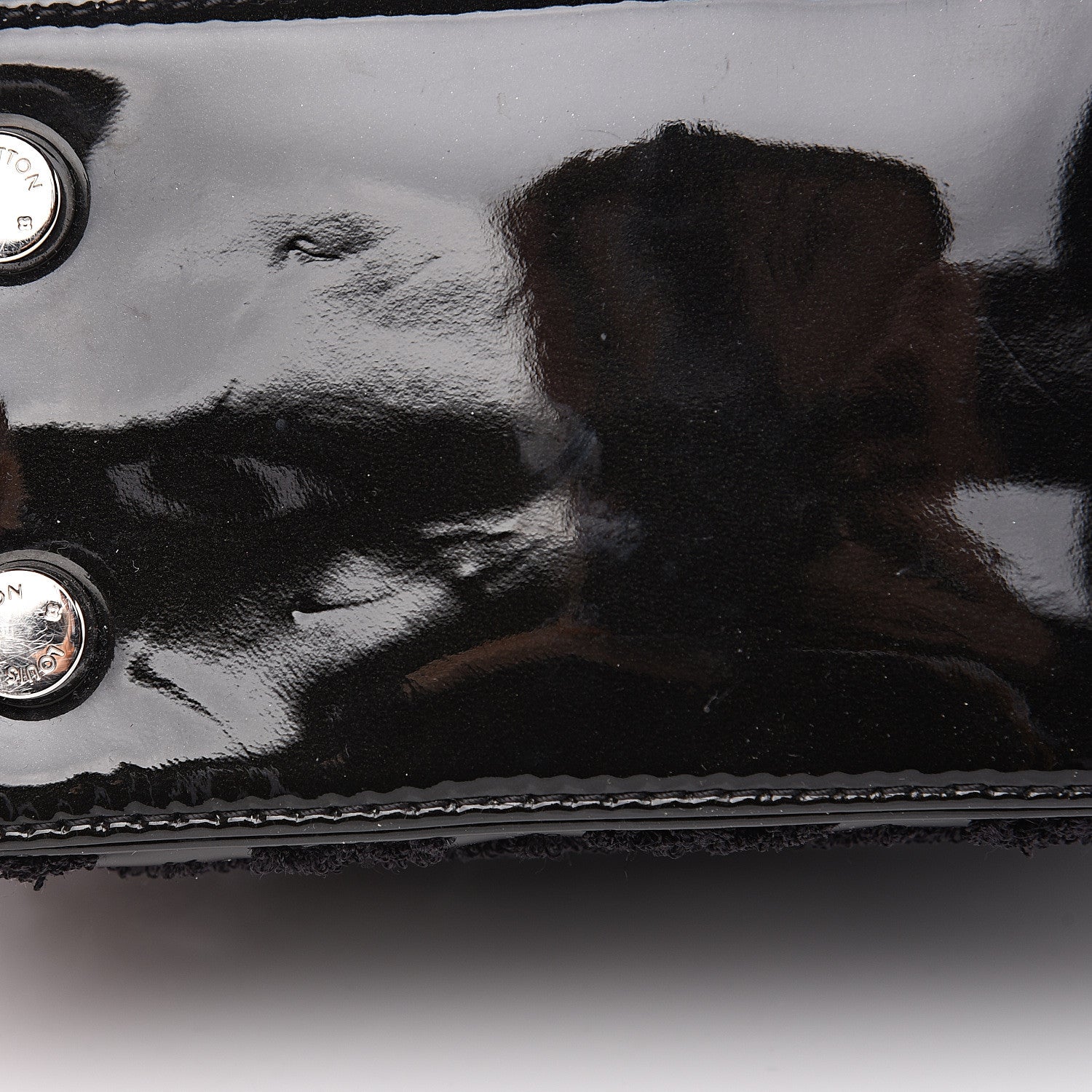 Louis Vuitton Patent Lambskin Fascination Lockit BB Black 8 of 9