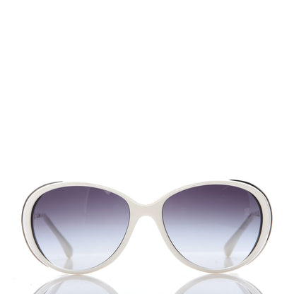 Chanel Butterfly Sunglasses 6037 White 2 of 8