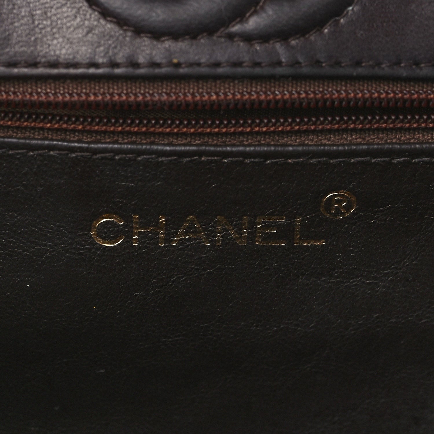 Chanel Shiny Crocodile Flap Dark Brown 6 of 12