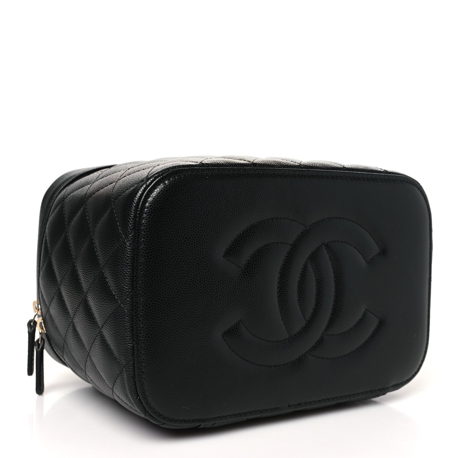 Chanel Caviar Quilted Large Vanity Pouch Black 5 of 12