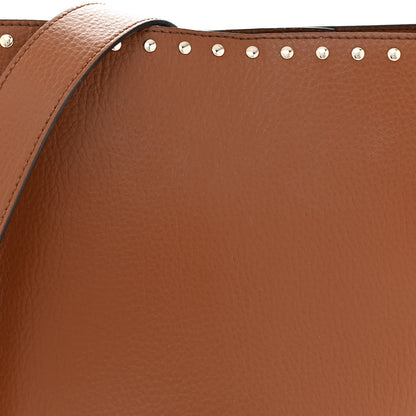 Stella McCartney Eco Alter Nappa Studded Frayme Bucket Pecan 7 of 9