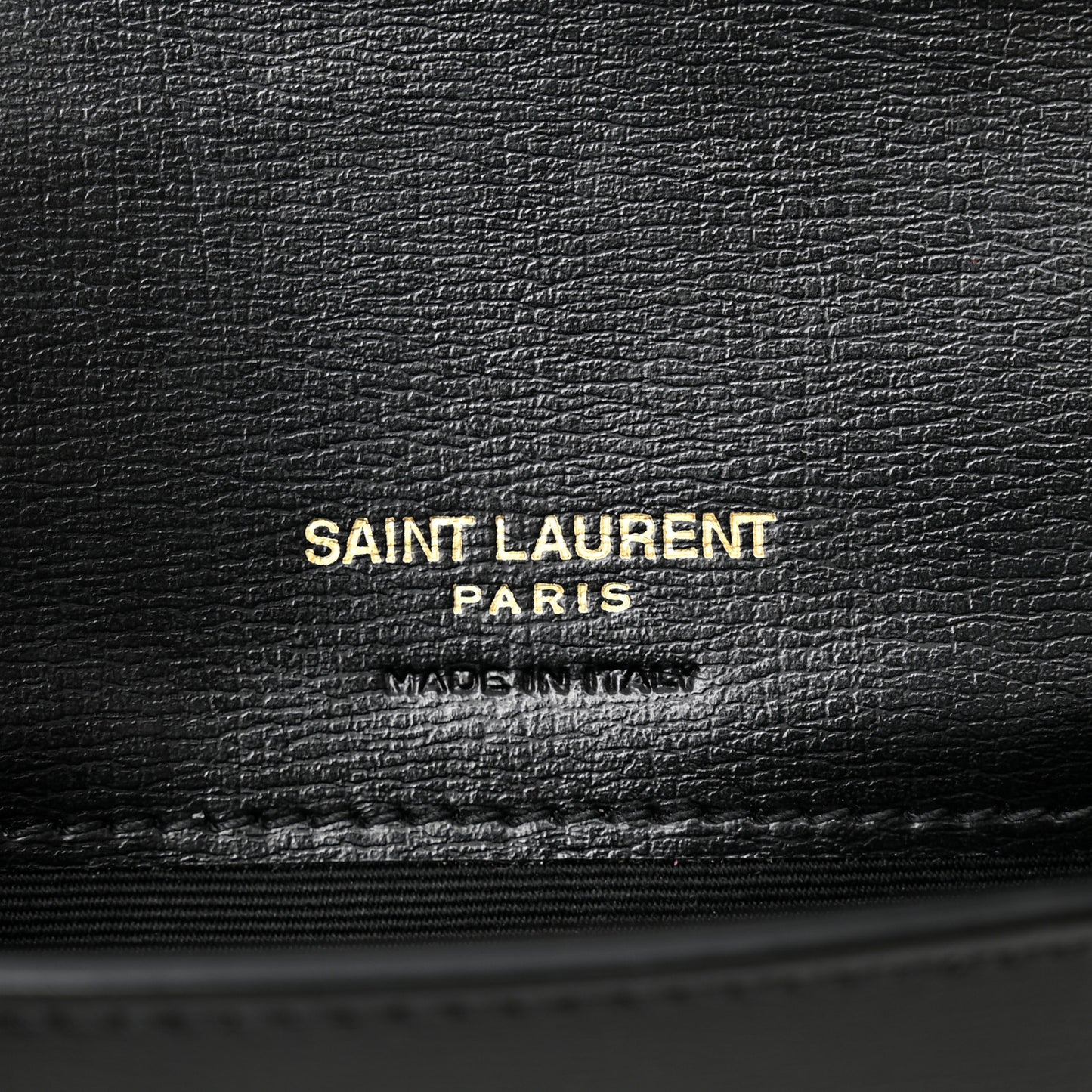 Smooth Calfskin Monogram Phone Holder Crossbody Black