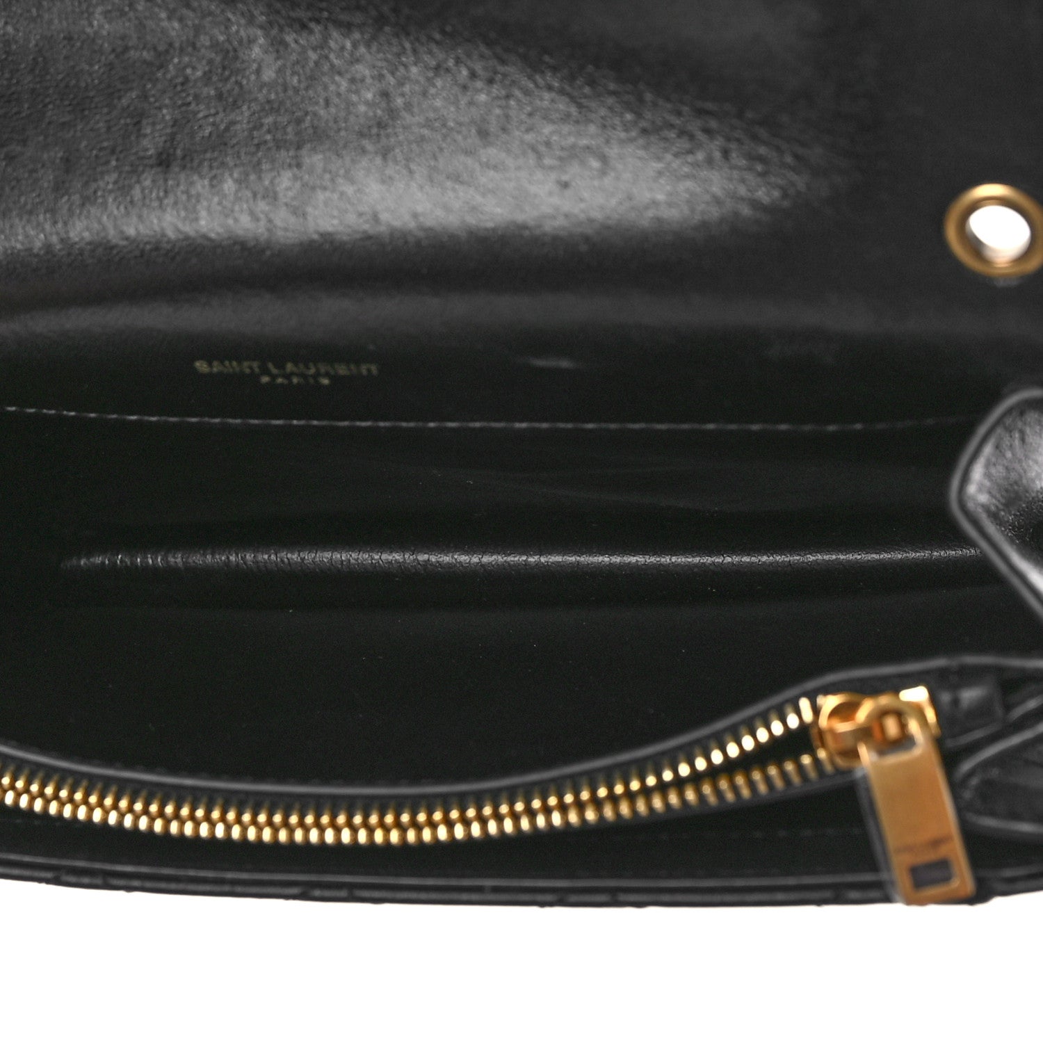 Saint Laurent Lambskin Quilted Mini Gaby Satchel Black 5 of 9