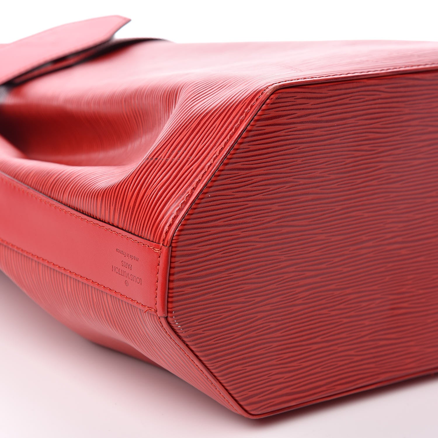 Louis Vuitton Epi Sac D'Epaule GM Castillan Red 7 of 10